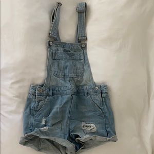 Denim overalls